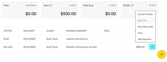 Hubtricks: Send invoices & receive payments with The Hub by GoDaddy Pro