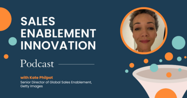 "In other walks of life, people at the top of their game still invest in coaching - why not sales?", Kate Philpot