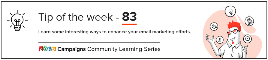 Tip of the week 83 - Email types and CTAs that trigger two-way communication