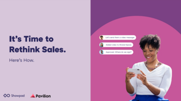 It's Time to Rethink Sales: New Pavilion + Showpad eBook