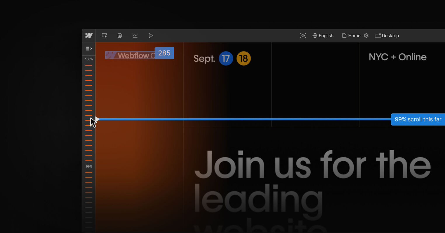 Visual analytics: Now available in Webflow Analyze | Webflow Blog