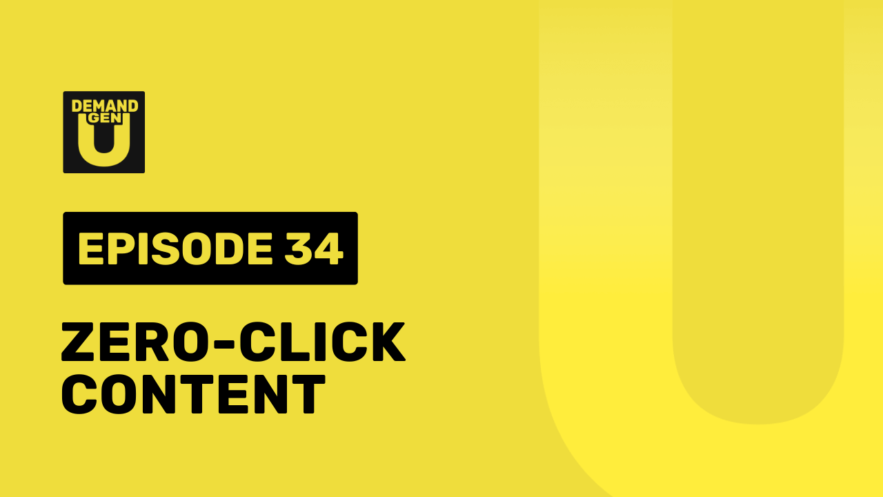 How to Get Started with Zero-Click Content with Amanda Natividad