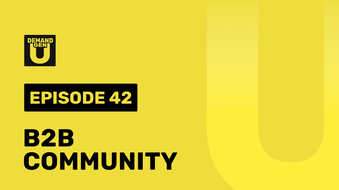 Building a Successful B2B Community￼