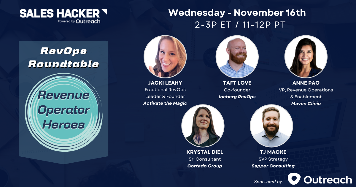 Revenue Operator Heroes of the Roundtable