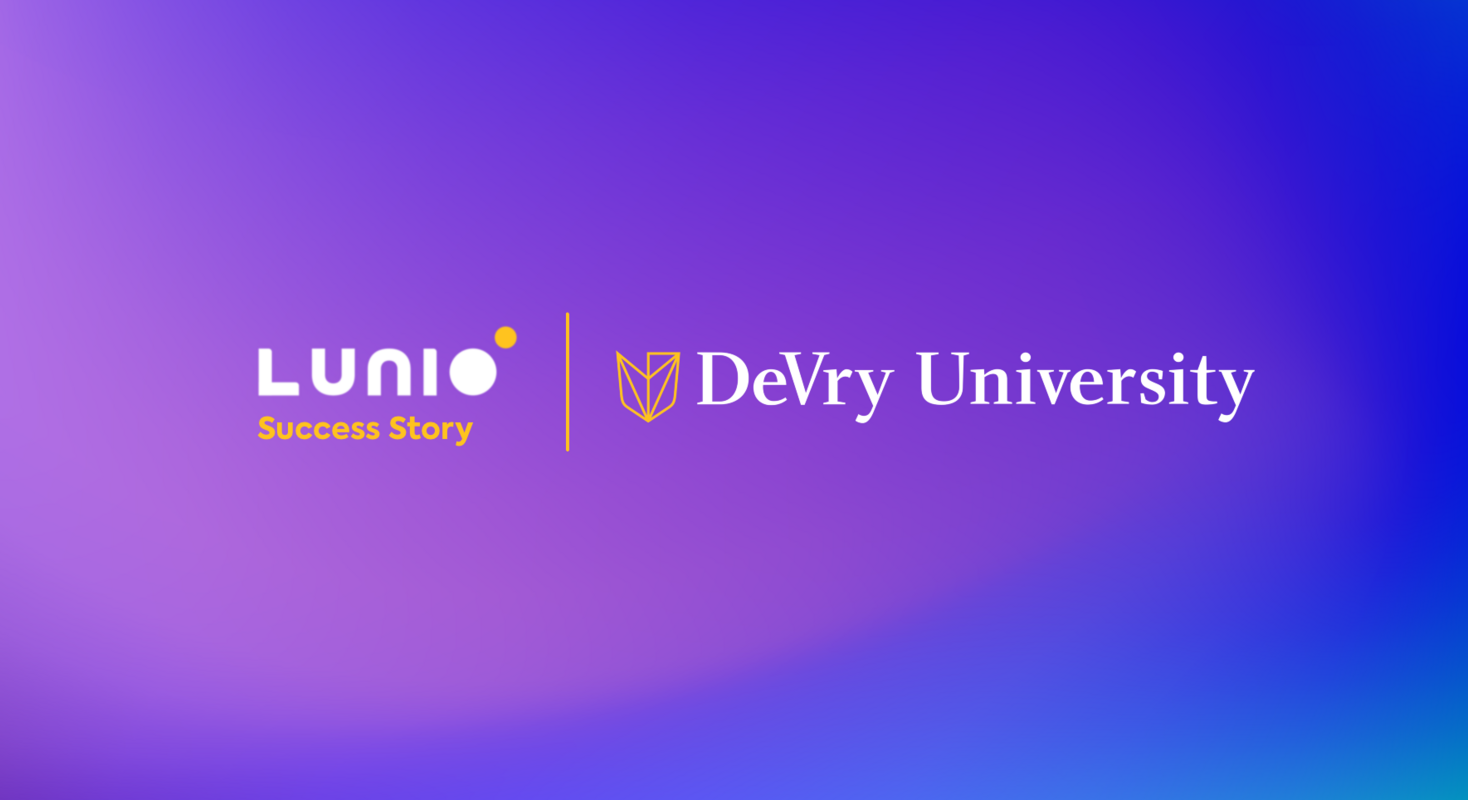 Lunio Helps DeVry University Elevate New Student Conversion Rates