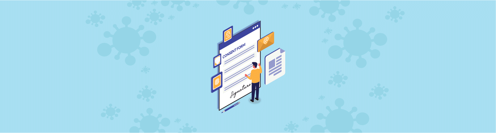 Collect contactless signatures for COVID-19 consent forms