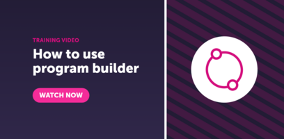How to use program builder