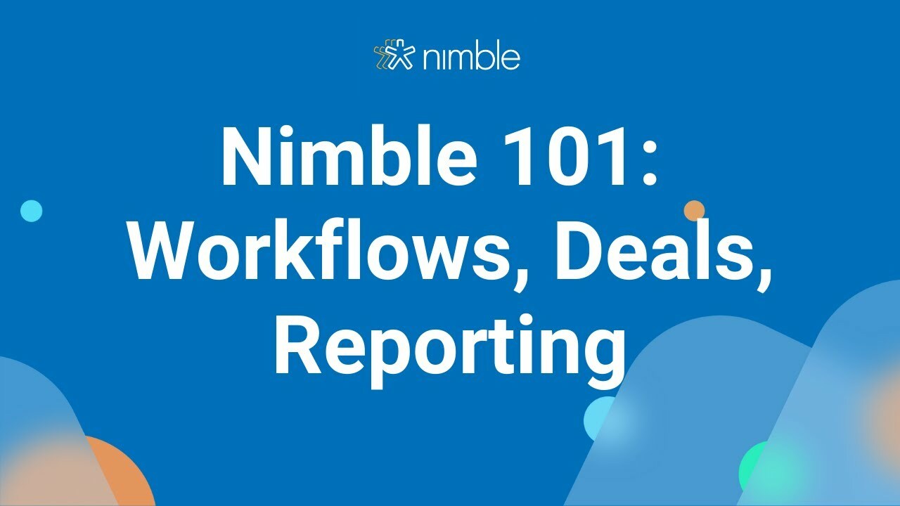 Workflows, Deals, & Reporting (Nov 17, 2021)