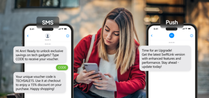 SMS notifications vs. push notifications: Which one is right for your business?