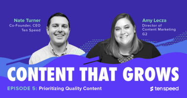 Prioritizing Quality Content 