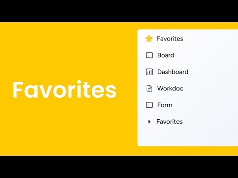 Favorites | monday.com quick tips