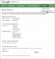 Google AdWords Billing: Know Your AdWords Billing Options