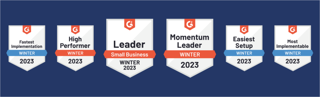 OneAffiniti Named Momentum Leader in G2's 2023 Winter Report