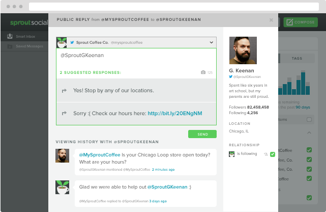 Engage with Customers Using Sprout's Suggested Replies