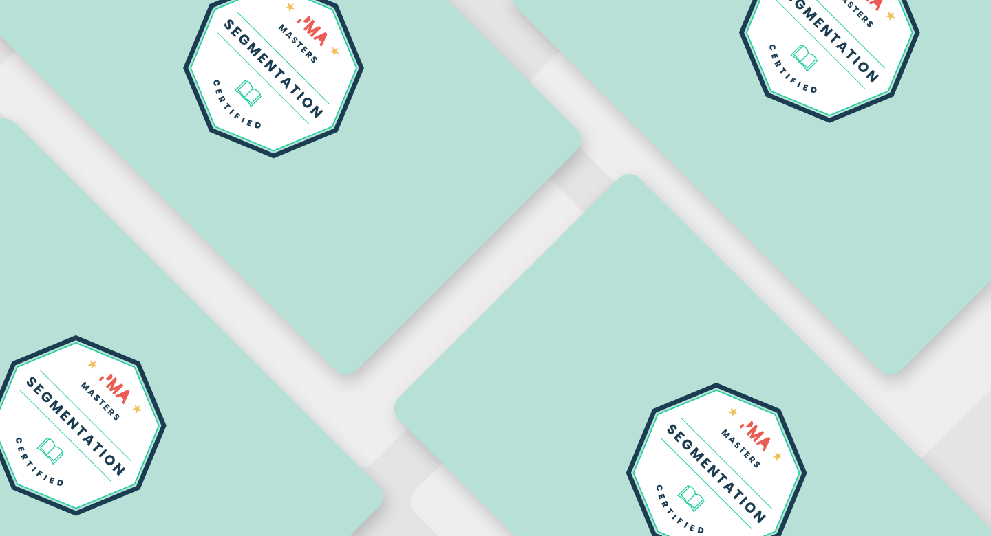 Awesome news! Your Segmentation Certified course has arrived