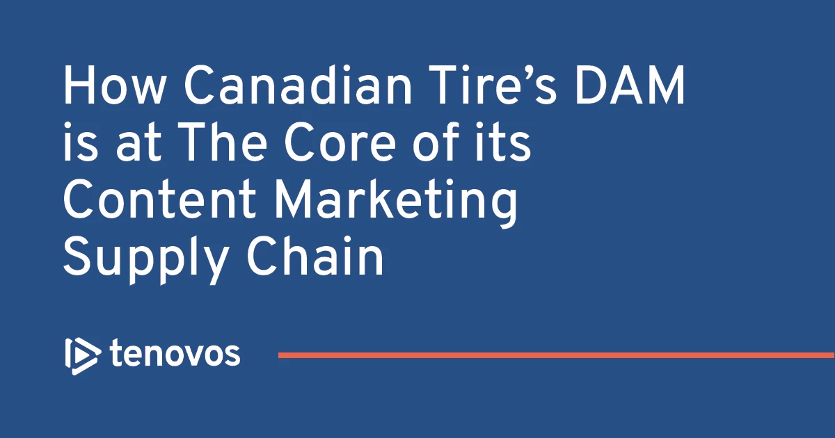 Canadian Tire's DAM & Its Content Marketing Supply Chain
