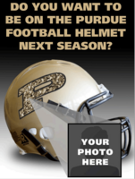 Purdue Football To Feature Student Superfan Images On Team Helmet