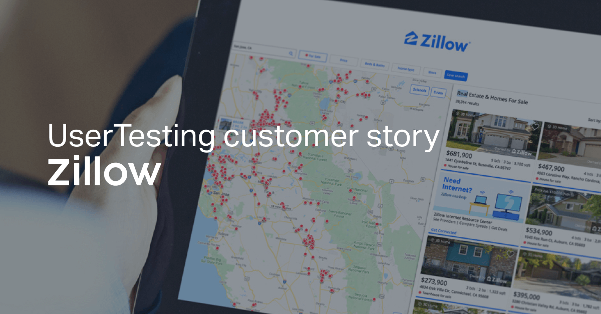 Zillow + UserTesting