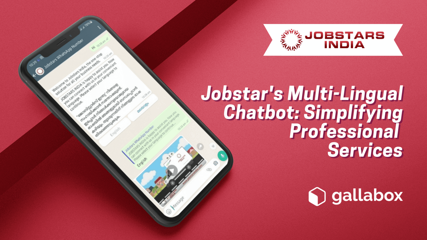 Jobstar's Multi-lingual WhatsApp Chatbot - Simplifying Professional Services 