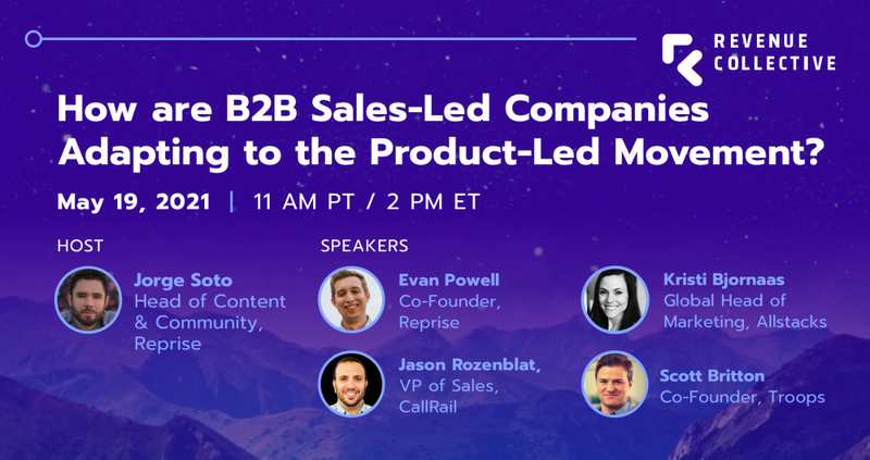 How are B2B Sales-Led Companies Adapting to the Product-Led Movement