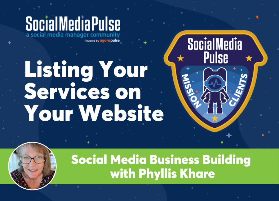 🎥 Listing Your Services on Your Website