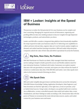 IBM Solution Sheet