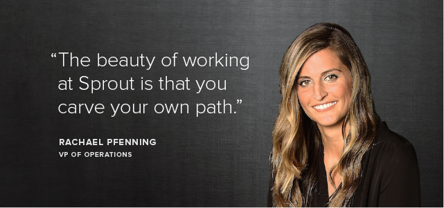 Meet Team Sprout: Rachael, VP of Operations