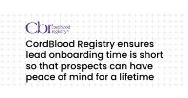 CordBlood registry ensures lead onboarding time is short so that prospects can have peace of mind for a lifetime