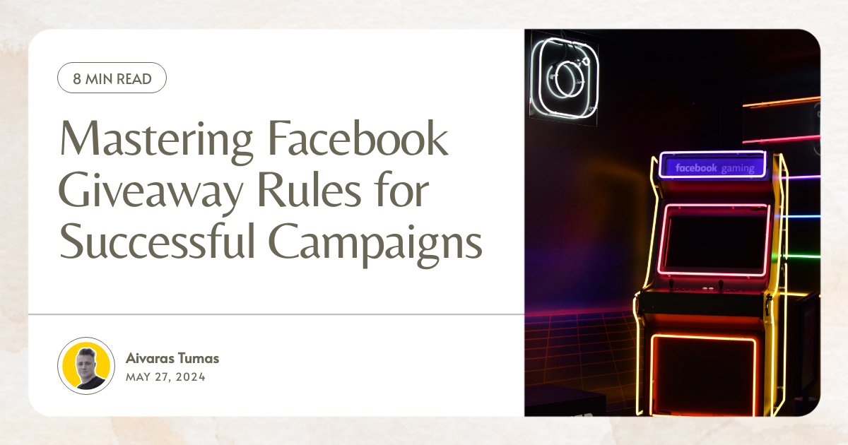 Mastering Facebook Giveaway Rules for Successful Campaigns