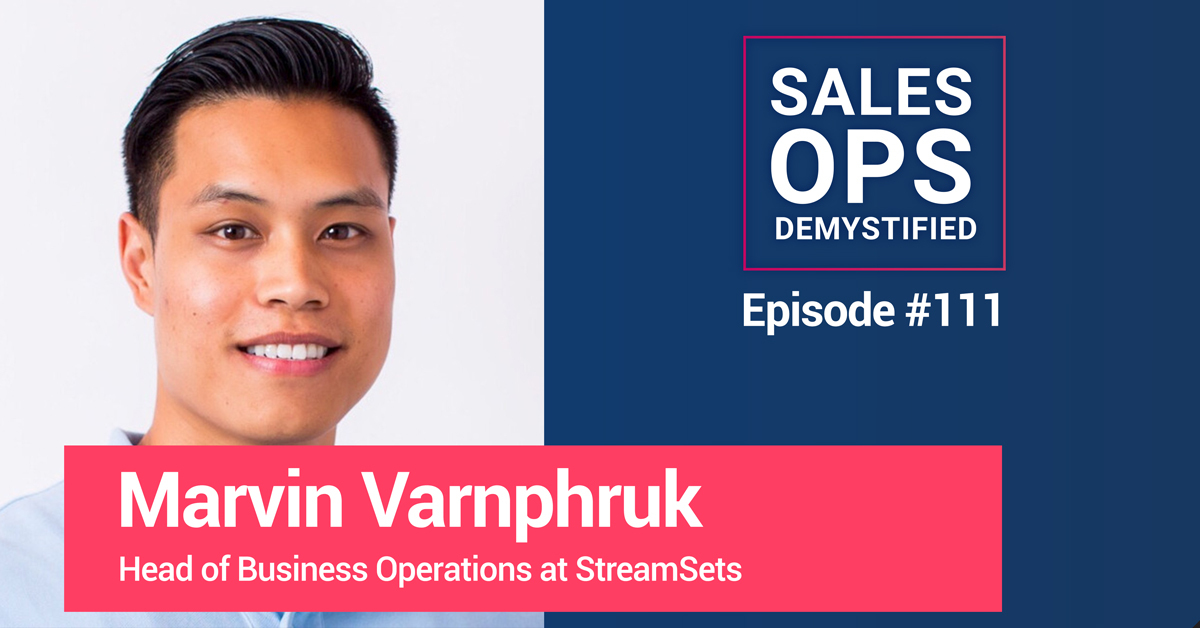 Head of Business Operations: Marvin Varnphruk of StreamSets
