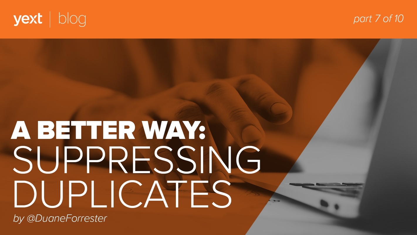 A Better Way: Suppressing Duplicates (Part 7 of 10)