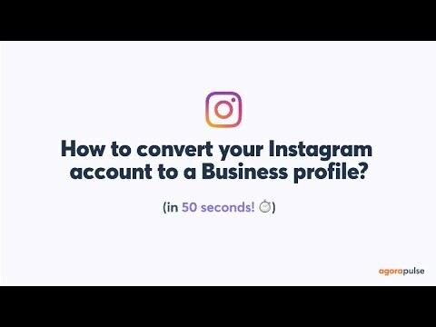 How to convert your Instagram account to a Business profile (English)