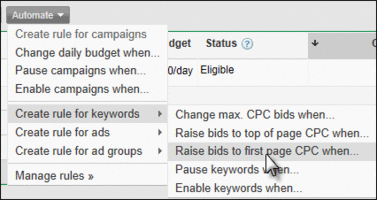 Google AdWords Automated Rules: How to Manage Automated Rules in AdWords