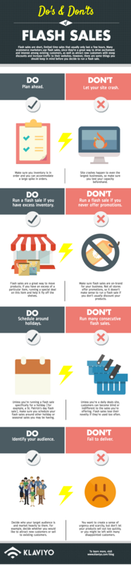 4 Do's and Don'ts of Flash Sales (infographic)