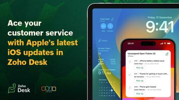 Unveiling the latest Zoho Desk updates for iOS 17 and iPad OS 17
