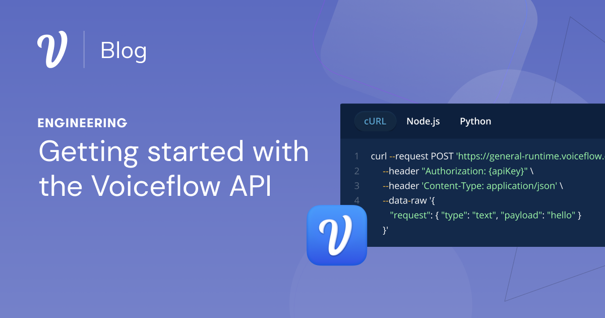 What is the Voiceflow API and how do you use it?
