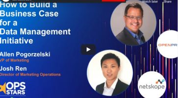 [OpsStar Virtual Event] How to build a business case for a data management initiative