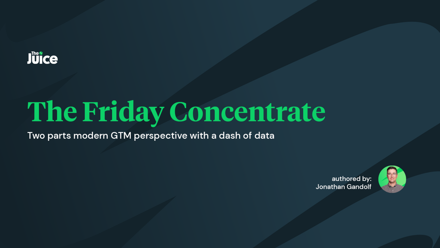 The Friday Concentrate #8: It's not supposed to be easy.