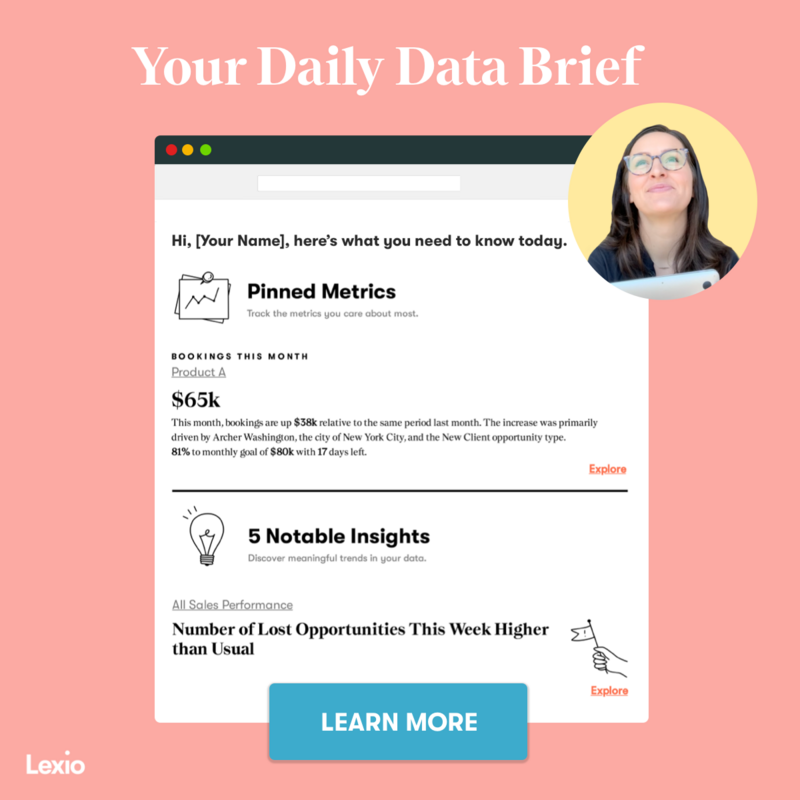 Lexio's Daily Data Brief | Personalized Insights Delivered to Your Inbox