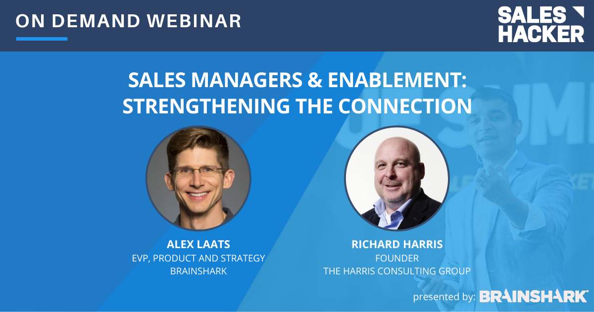 Sales Managers & Enablement: Strengthening the Connection