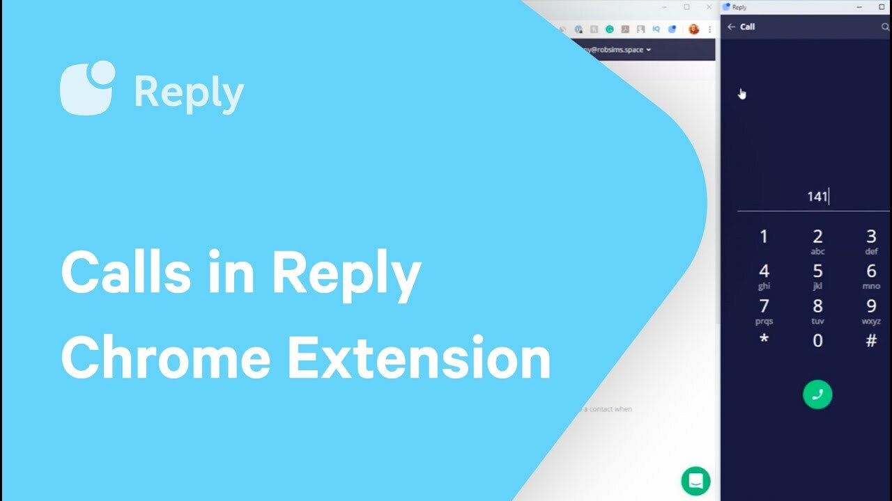 How to make calls in Reply Chrome extension