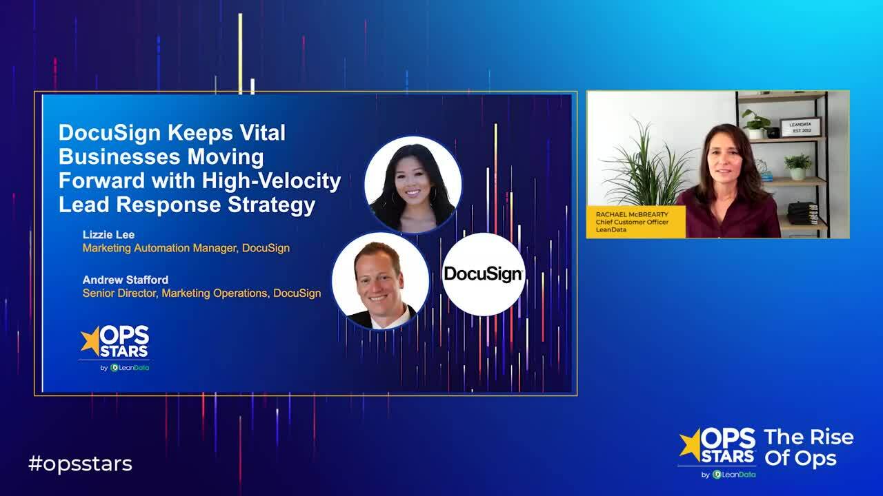 Session: DocuSign Keeps Vital Businesses Moving Forward with High-Velocity Lead Response Strategy