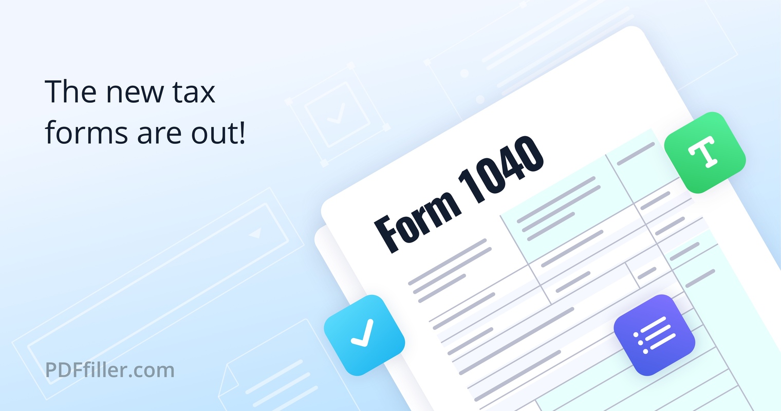 IRS Form 1040 for 2018: easier format and new schedules