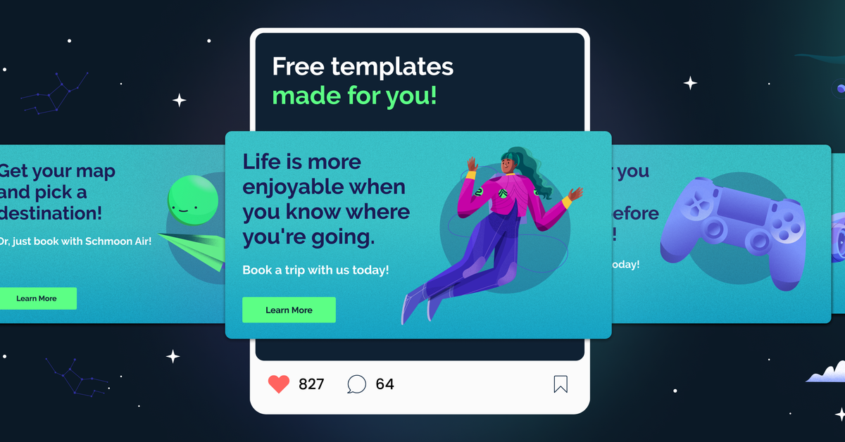 How To Create Your Own Design Using Free Ad Templates