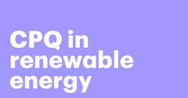 How CPQ software can help sell renewable energy equipment