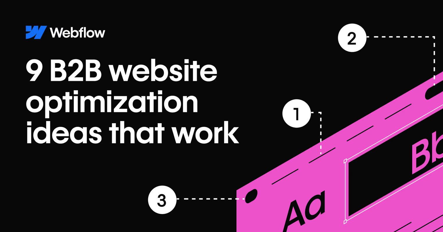 9 B2B website optimization ideas that work
