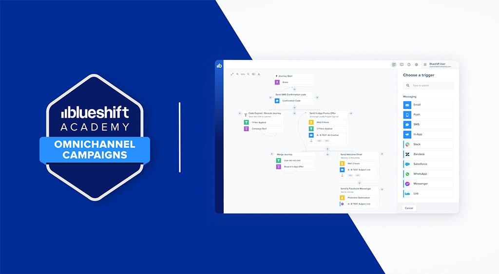 Now Available on Blueshift Academy: Omnichannel Campaigns