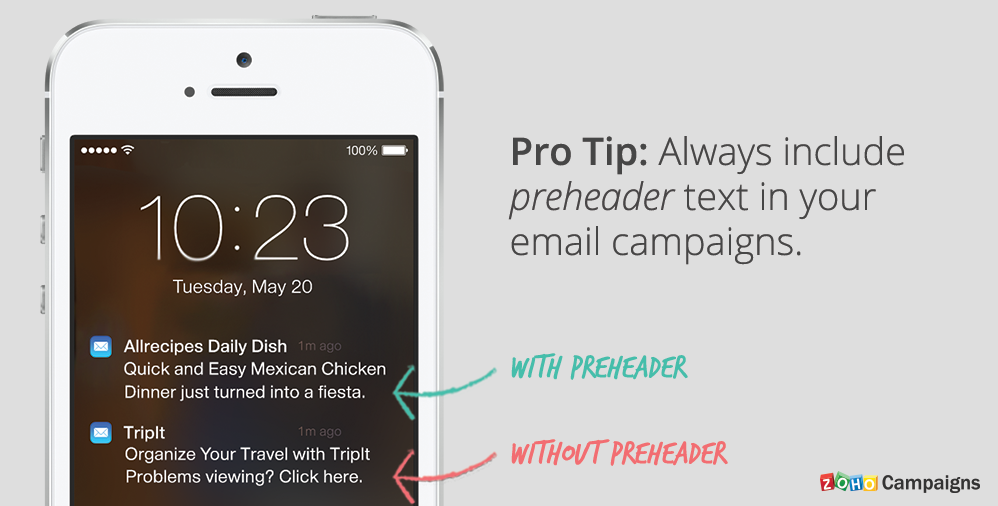 Subject line real estate is precious. Make the most of it in your email campaigns. - Zoho Blog