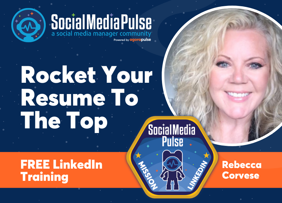 Rocket Your Resume To The Top: How To Be Found By Recruiters (Rebecca Corvese)
