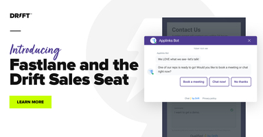 Create More Qualified Pipeline Faster. Introducing Fastlane and the Drift Sales Seat.